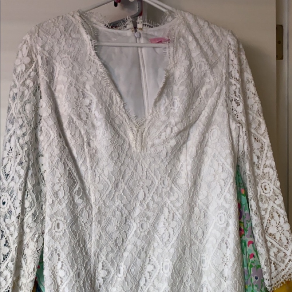 GUC White lace dress